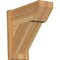 Ekena Millwork Traditional Slat Rough Sawn Outlooker, Western Red Cedar, 8"W x 18"D x 18"H OUT08X18X18TRA06RWR - alternate 1